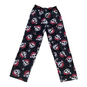 Disney Nightmare Before Christmas Jack Skellington‎ Santa Fleece Pajama Pants M
